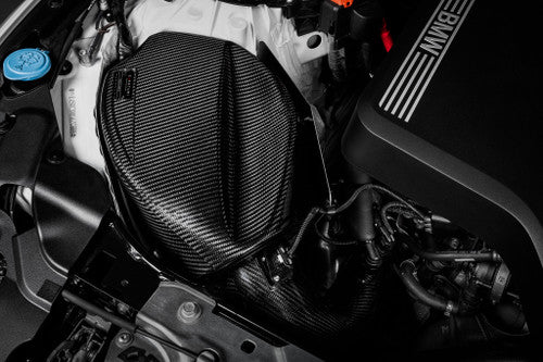 Eventuri Carbon Fibre Cold Air Intake/Induction Kit for BMW 3 Series G20 B48 (318i 320i 330i 330e Hybrid) Pre 11/2018 - Sealed Carbon Fiber Airbox, High Flow Dry Filter,