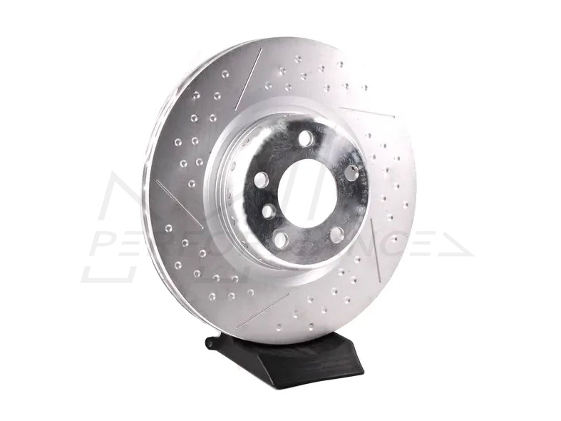 Genuine BMW M Performance Front Brake Disc (Rotor) 340 x 30 mm Ventilated, Perforated & Grooved - F20 F21 F22 F23 F