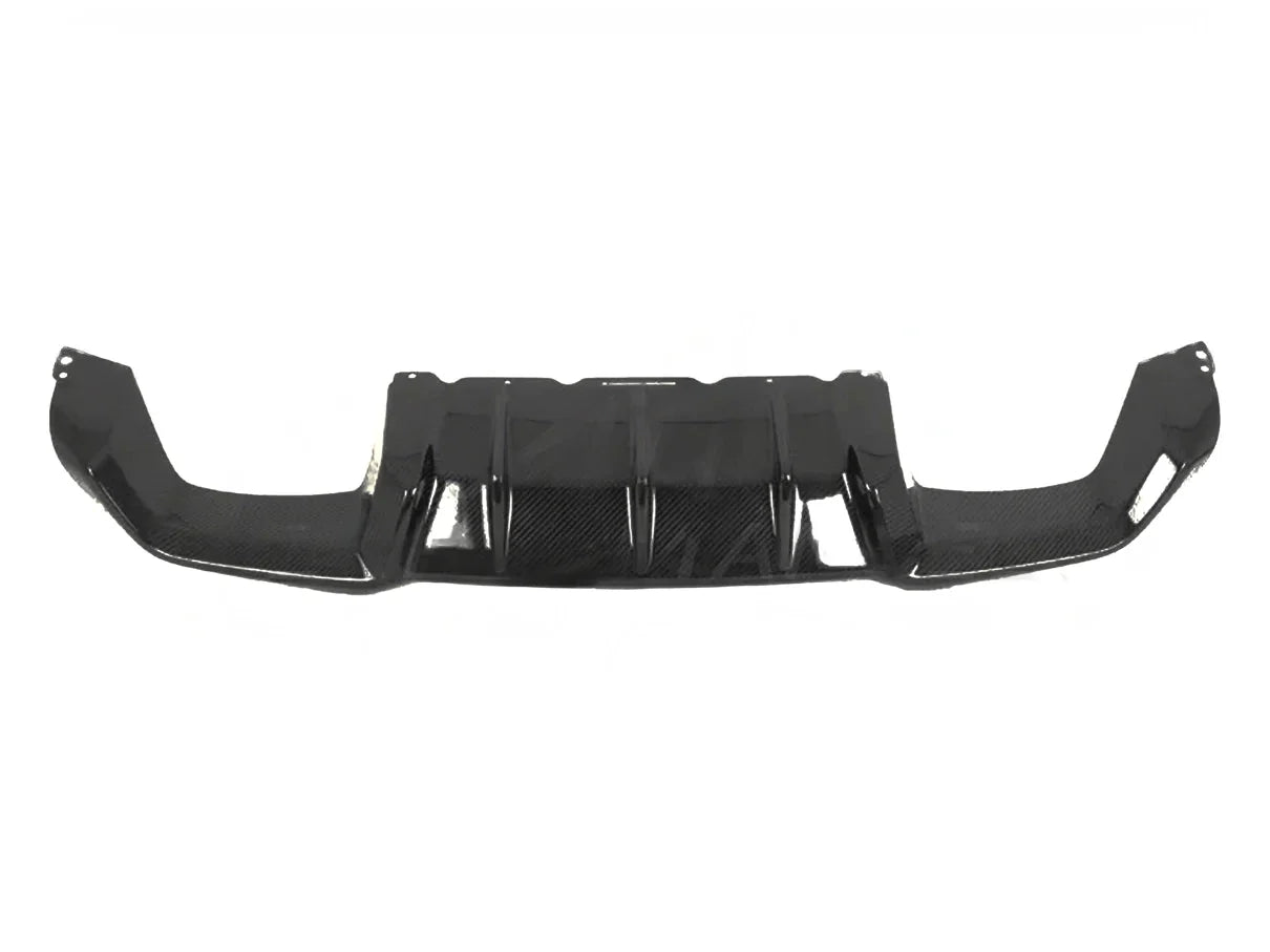 Genuine BMW M Performance Carbon Fibre Rear Bumper Diffuser Valance for F87 M2 & M2 Competition (M2C) 2014-2019 - OEM Lower Bumper Insert Rear Apron | Part 51192361666