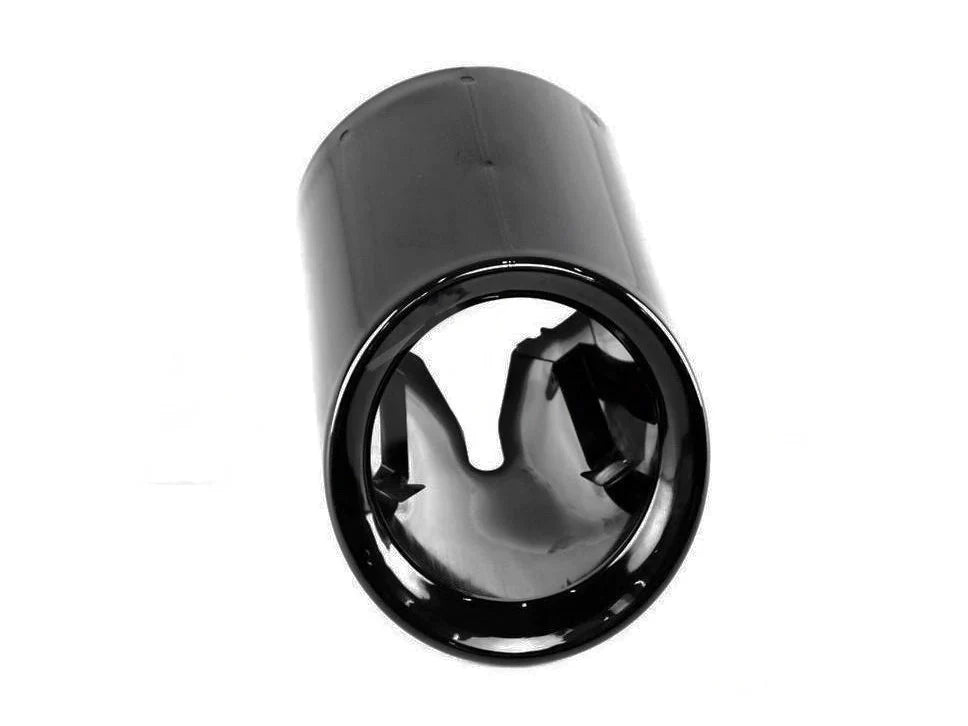Genuine BMW M Performance 100mm Black Chrome Tailpipe Tip / Exhaust End Trim Finisher for 1 Series F40 M135i xDrive/M135ix (2019+) - OEM Muffler/Backbox Outlet Cover - Part 18309488764