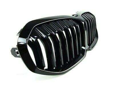 Genuine BMW 1 Series F40 Shadowline Gloss Black Kidney Grilles | Front Grill/Grille Set Replacement Upgrade | OEM Radiator/Nose Grille Pair Black Pack | Fits 116d 118i 120d xDrive 120dx M135i xDrive M135ix | Part 51135A39368