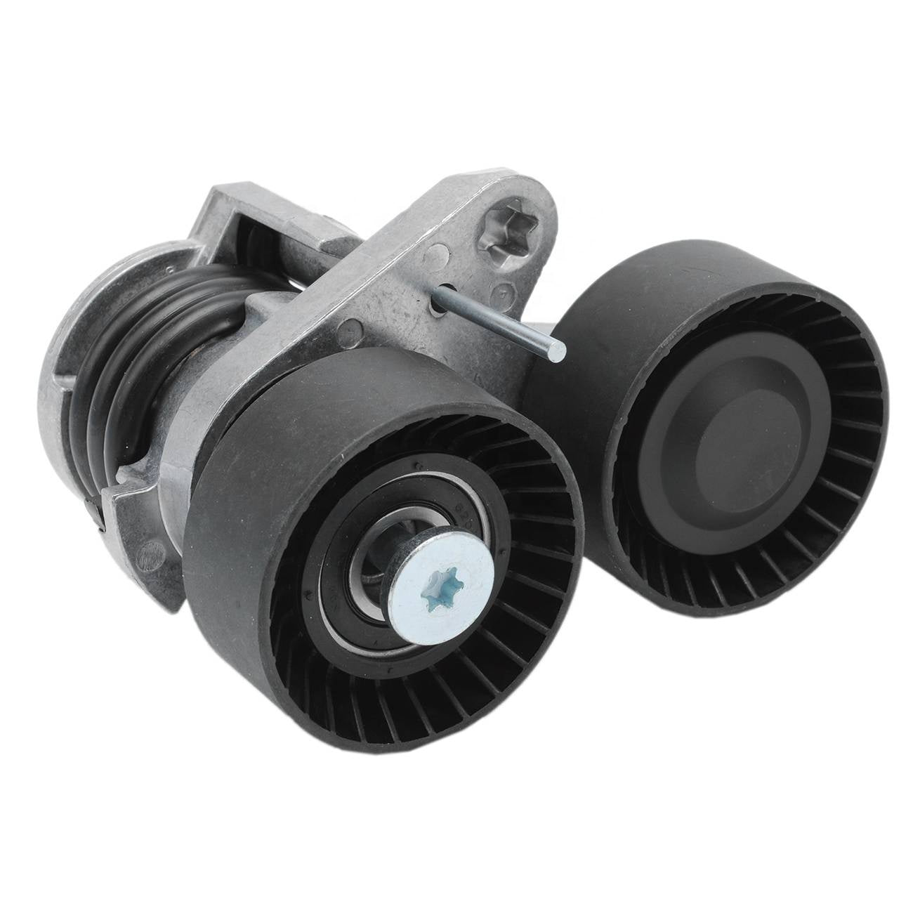 Genuine BMW N54 Accessory/Serpentine Drive Belt Mechanical Tensioner Assembly & Idler Pulley - Alternator Auxiliary Belt - E60 E61 E82 E88 E90 E91 E92 E93 - 135i 1M 335i 535i - OE OEM 11287563927