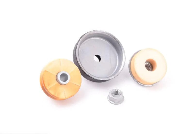 Genuine BMW Rear Strut Top Mount & Bearing Kit - Upper Shock/Damper Mount, Top Hat Guide Support - Fits E81 E82 E87 E88 E90 E91 E92 E93 1 & 3 Series incl 118i 135i 318i M3 - OEM 33522406280