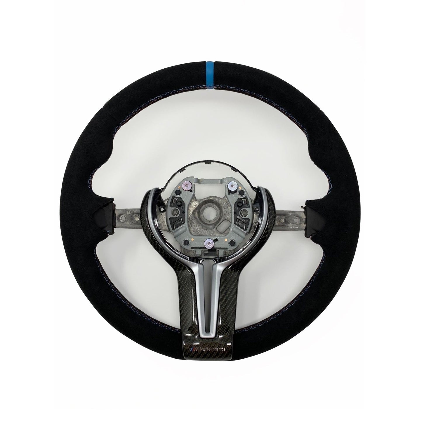 BMW M Performance Sport Steering Wheel Carbon Fibre/Fiber Insert Trim – Genuine OEM 32302253653 – Fits M5 F10 (5 Series), M6 F06 F12 F13 (6 Series) – Steering Wheel Upgrade/Replacement Retrofit