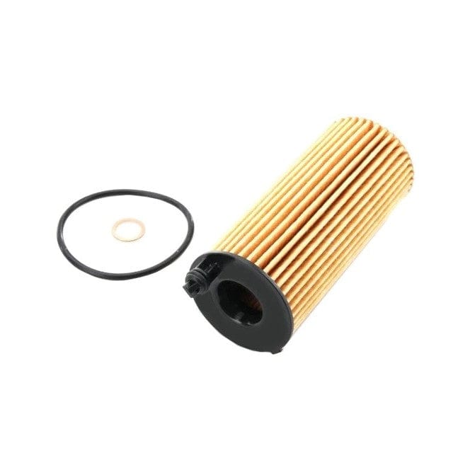 BMW Oil Filter Kit 11428575211 OEM Genuine Cartridge/Element w/ O-Rings & Gaskets - B38 B46 B48 3/4-Cyl Petrol/Gasoline - F20 F21 F22 F23 F30 F31 G20 G21 G30 G31 G11 G12 - 125i 230i 330i 530i xDrive X3 X4 X5 X6 Z4 Service Replacement
