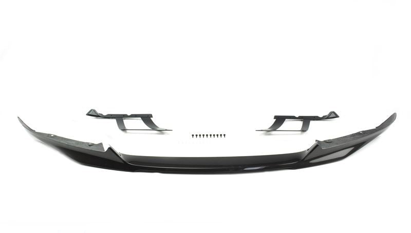Genuine BMW X6 F16 Carbon Fibre Front Lip Splitter Spoiler | M Performance OEM 51192357210 | Chin Spoiler Air Dam Front Apron Valance Lower Trim | 2013-2019 | Fits xDrive 28i 30d 35i 40d 50i M50d | Front Blade Bumper Extension | Carbon Fiber | F16 X6