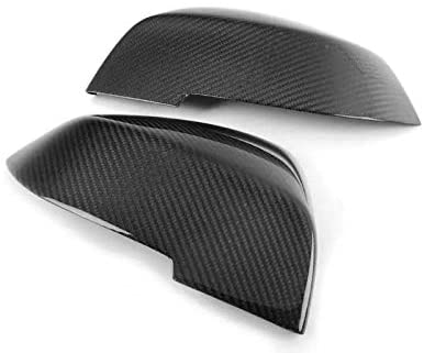 BMW Genuine OEM Carbon Fibre (Carbon Fiber) Wing/Side Door Mirror Caps Covers Pair | M Performance Mirror Shells | Fits 1 2 3 4 Series F20 F21 F22 F23 F30 F31 F34 F32 F33 F36 F87 M2 X1 E84 | Replacement PN 51162211904 51162211905 M135i M240i 335i