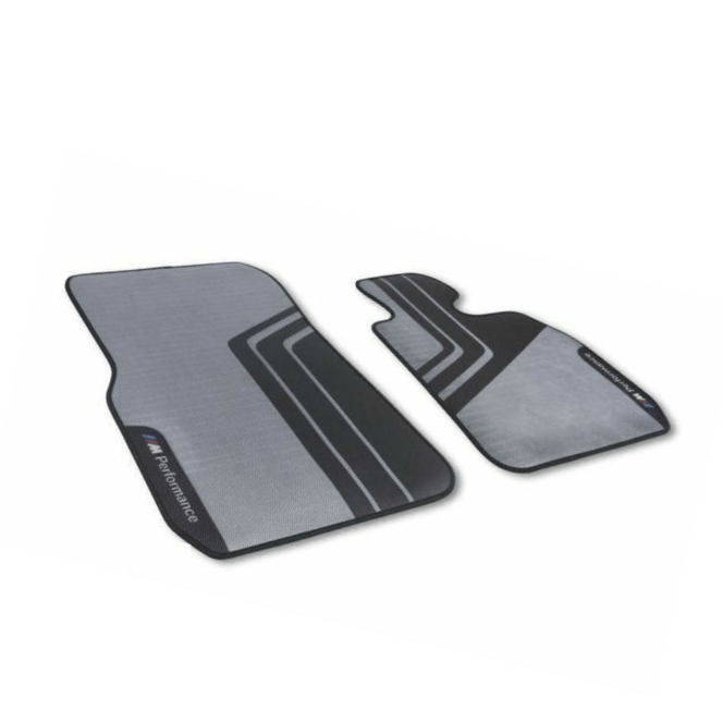Genuine BMW 3 Series F30 F31 (F3x) & M3 F80 Performance Front Floor Mats RHD UK - OEM/OE Car Mats Set, Saloon/Sedan & Touring/Wagon, Right Hand Drive Driver & Passenger Pair - Footwell Liners Protectors - PN 51472407304