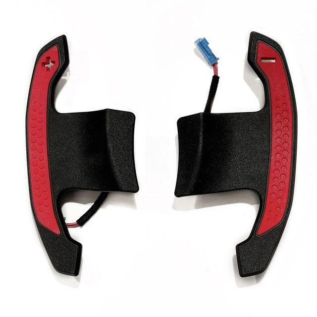 BMW M Performance Open-Pore Carbon Fibre Paddle Shifters | Genuine OEM Steering Wheel Gear Change/Flappy Paddle Retrofit Kit | Fits G80 G82 M3 M4, F90 F92 M5 M8, G20/G21 3-Series, G22/G23 4-Series, G30 5-Series, X3M X4M | 61319501592