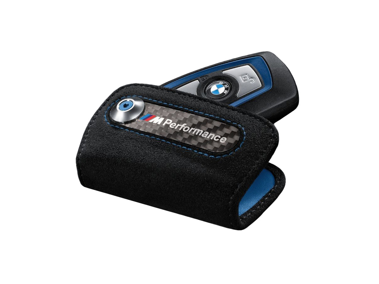 Genuine BMW M Performance F-Series/F-Chassis Key Case Alcantara & Carbon Fibre Key Fob Cover | OEM 82292355518