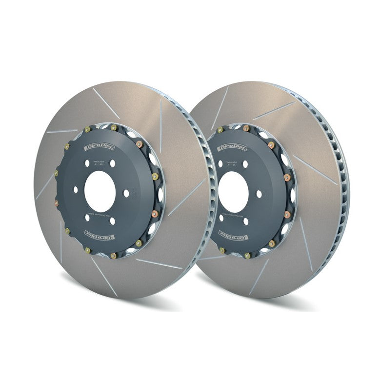 Girodisc A2-220 380mm Rear 2-Piece Floating Slotted Brake Discs (Rotors) – Pair – Fits BMW M2 Competition/CS, M3, M4 S55 (F80 F82 F83 F87)