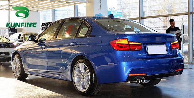 BMW 3 Series F30 F35 2013-2018 LED Tail Lights Rear Lamps Set - Plug & Play Taillight Upgrade for Saloon/Sedan, Aftermarket Replacement Tail Lamp Assembly, Back/Brake Light Clusters OEM Style Fit (KF-L7192)