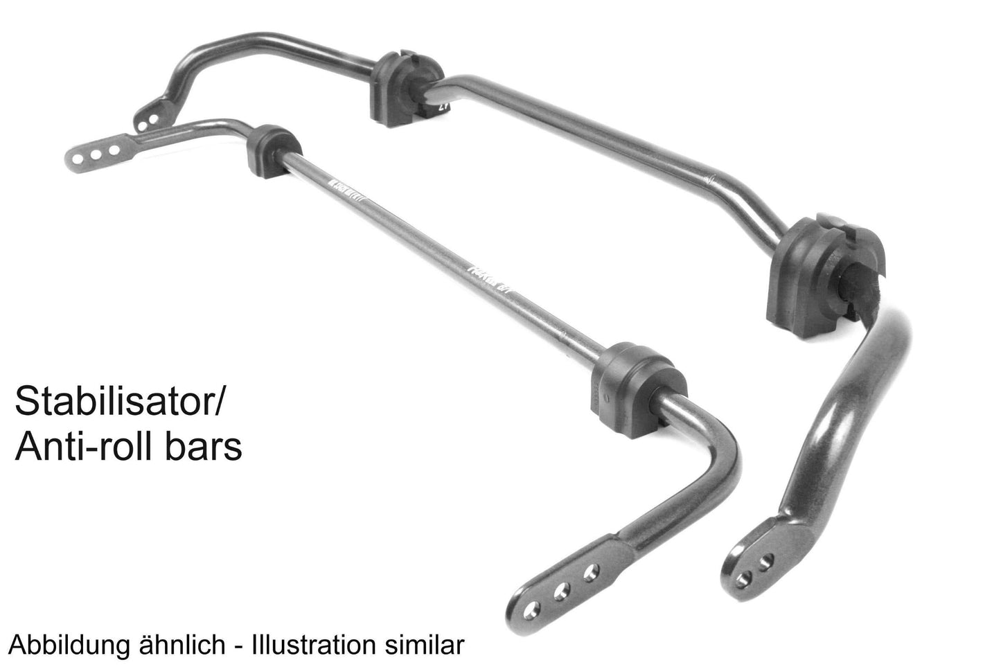 H&R Roll Control Anti-Roll / Sway / Stabiliser Bar Kit (Front & Rear) for BMW 1 2 3 Series F20 F22 F30 120i 125i 220i 320i 328i - 28mm 2-way adjustable front, 20mm rear - ARB Handling Suspension Upgrade - Not for xDrive - TÜV Approved - PN 33895-5