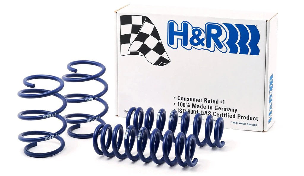 H&R Sport Lowering Springs for BMW 3 Series G20 xDrive (320i, 320d, 330i, 330d, M340i) -3040mm Drop, Front & Rear Progressive Coil Spring Set | H&R 28662-2