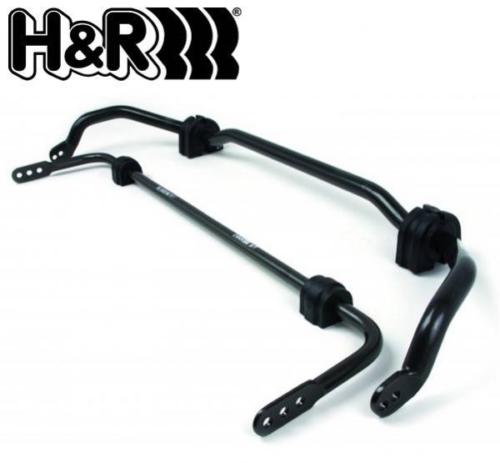 H&R Anti-Roll/Sway Bar Kit (ARB) Front & Rear for BMW 1 Series E81 E82 E87 E88 & 3 Series E90 E91 E92 E93 (E8x/E9x) RWD/AWD xDrive 27mm Front 20mm Rear Stabiliser/Stabilizer Bars Suspension Handling Upgrade | 33211-1