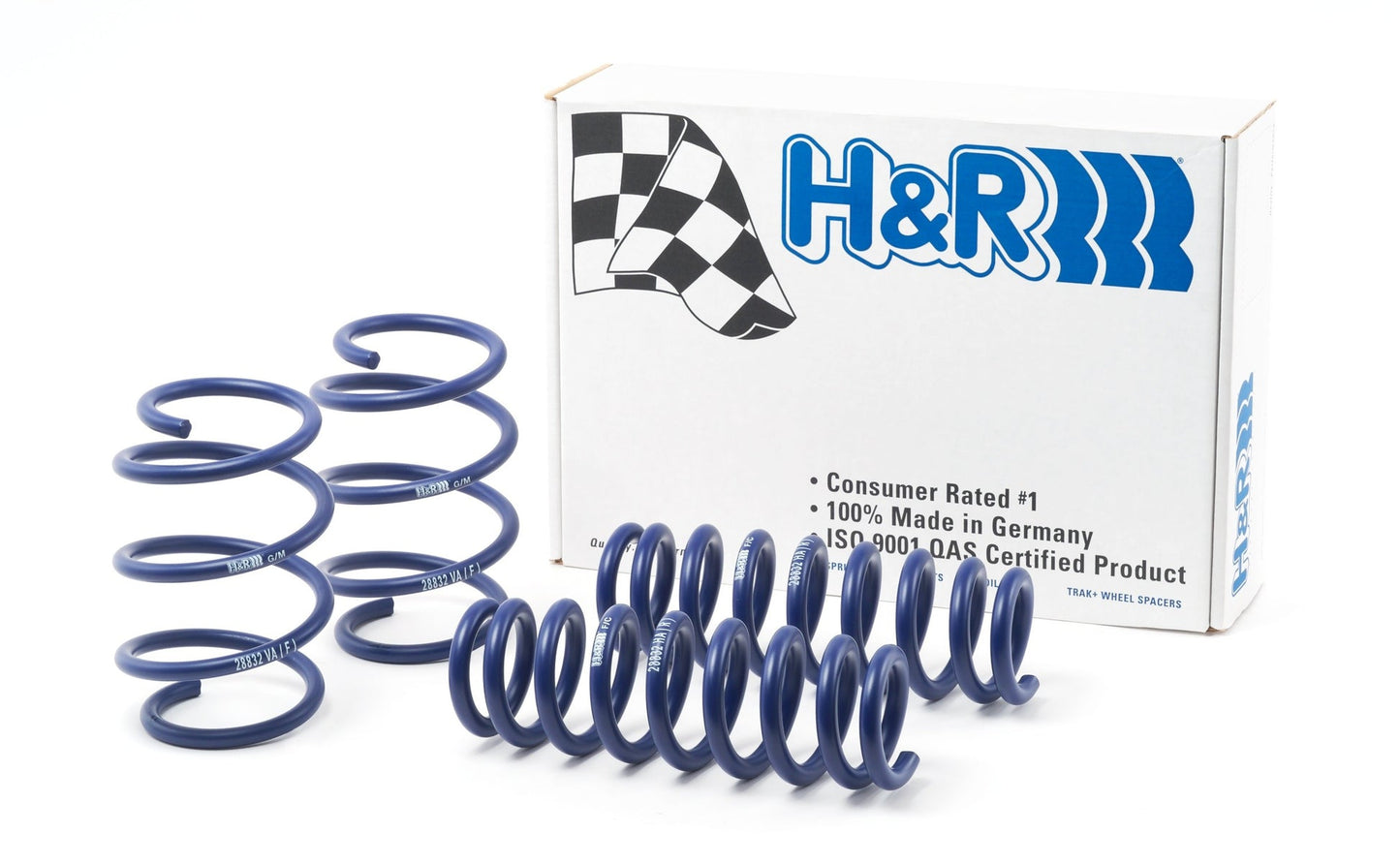 H&R Sport Lowering Springs for BMW Z4 E89 Roadster (2009-2016) - 30mm Drop Suspension Spring Kit, Front & Rear - fits sDrive 18i 20i 23i 28i 30i 35i 35is - Performance Coil Springs - TUV Approved - Part 28987-1