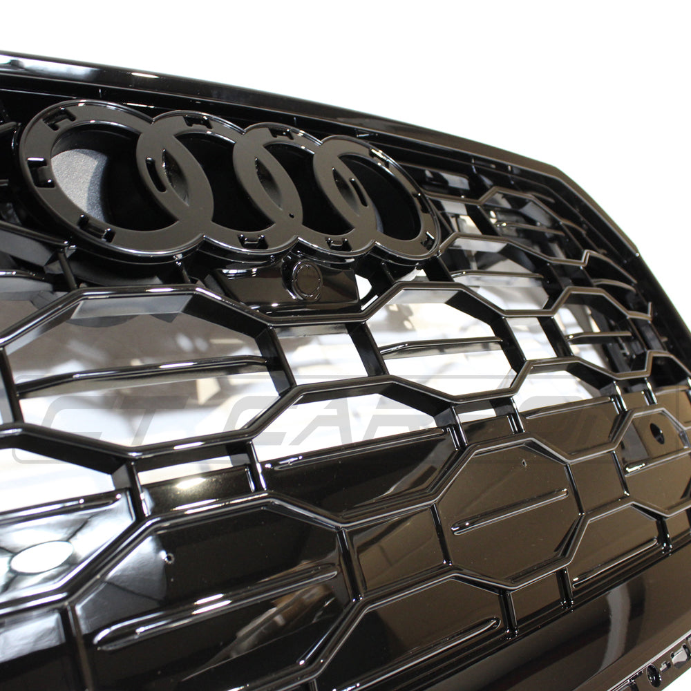 AUDI Q8 / SQ8 2019+ ALL BLACK HONEYCOMB GRILLE - BLAK BY CT CARBON