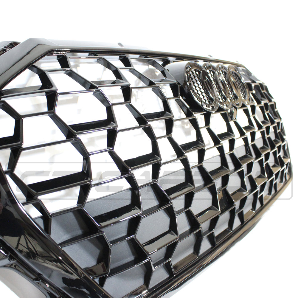 AUDI Q3 / SQ3 2018+ ALL BLACK HONEYCOMB GRILLE - BLAK BY CT CARBON