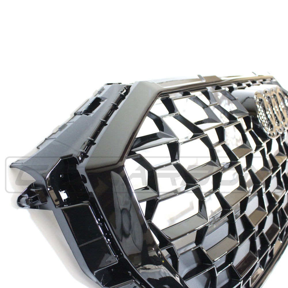 AUDI Q3 / SQ3 2018+ ALL BLACK HONEYCOMB GRILLE - BLAK BY CT CARBON