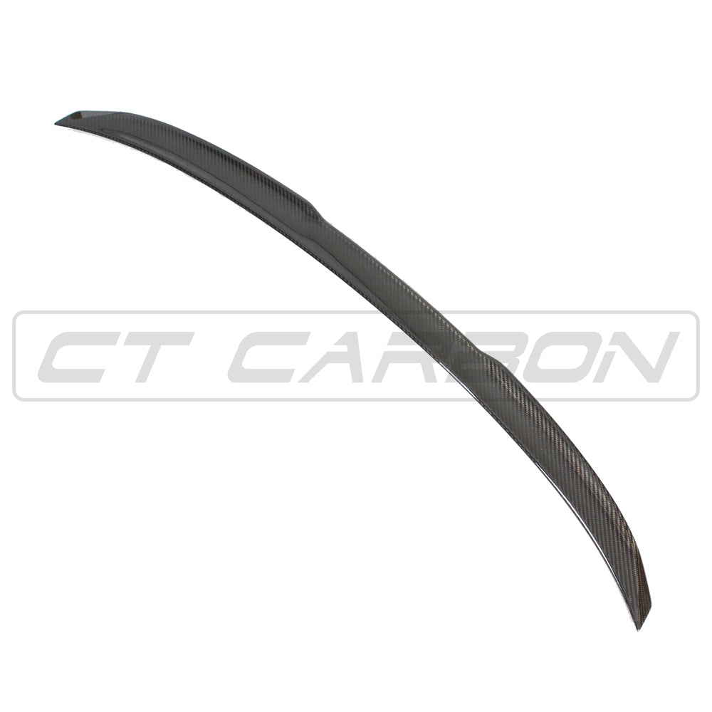 CT Carbon BMW M4 G82 & 4 Series G22 Coupe Carbon Fibre/Carbon Fiber Boot/Trunk Lip Spoiler – M Performance (MP) Style Gloss 2x2 Twill Pre-Preg – Rear Decklid/Tailgate Wing Blade – Fits 2021+ M4, 2018+ 420i 430i M440i
