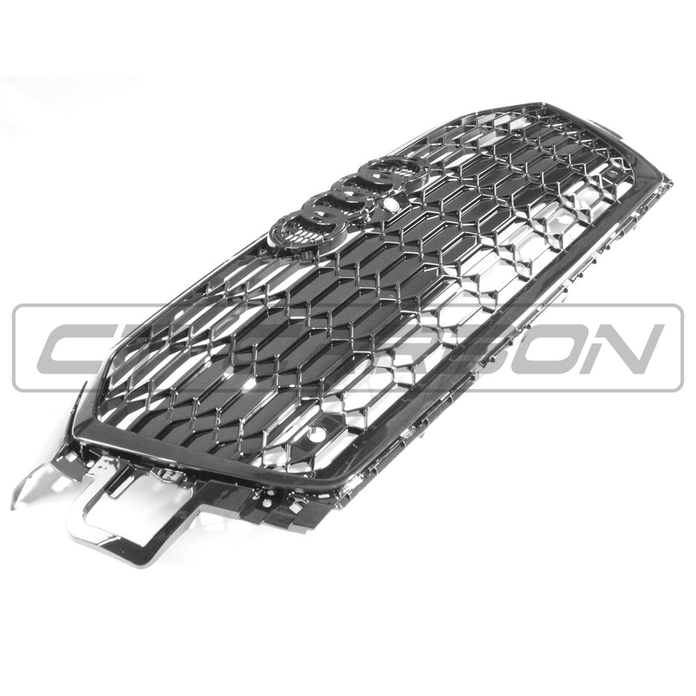 AUDI A5 S5 2021+ B9 8W6 ALL BLACK HONEYCOMB GRILLE