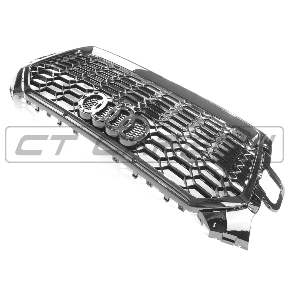 AUDI A5 S5 2021+ B9 8W6 ALL BLACK HONEYCOMB GRILLE