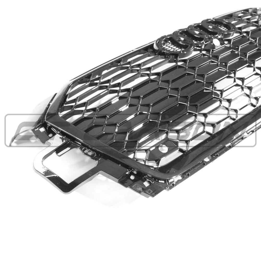AUDI A5 S5 2021+ B9 8W6 ALL BLACK HONEYCOMB GRILLE