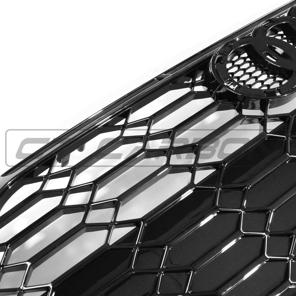 AUDI A5 S5 2021+ B9 8W6 ALL BLACK HONEYCOMB GRILLE