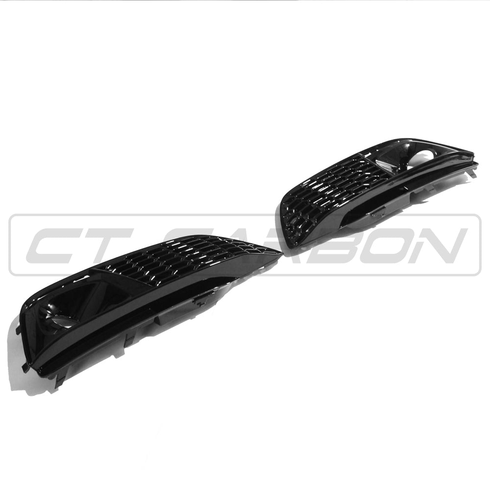 AUDI Q5 SQ5 2016-2020 ALL BLACK FOG LIGHT SURROUND