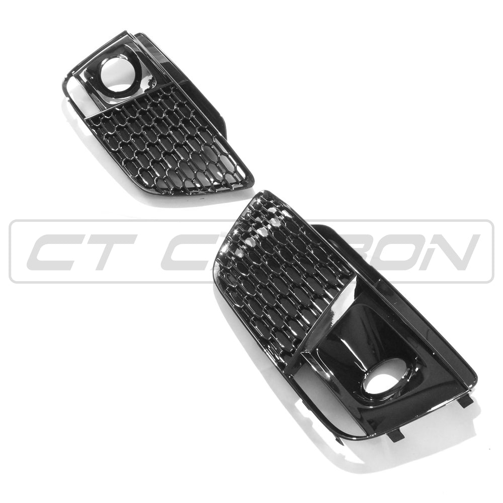 AUDI Q5 SQ5 2016-2020 ALL BLACK FOG LIGHT SURROUND