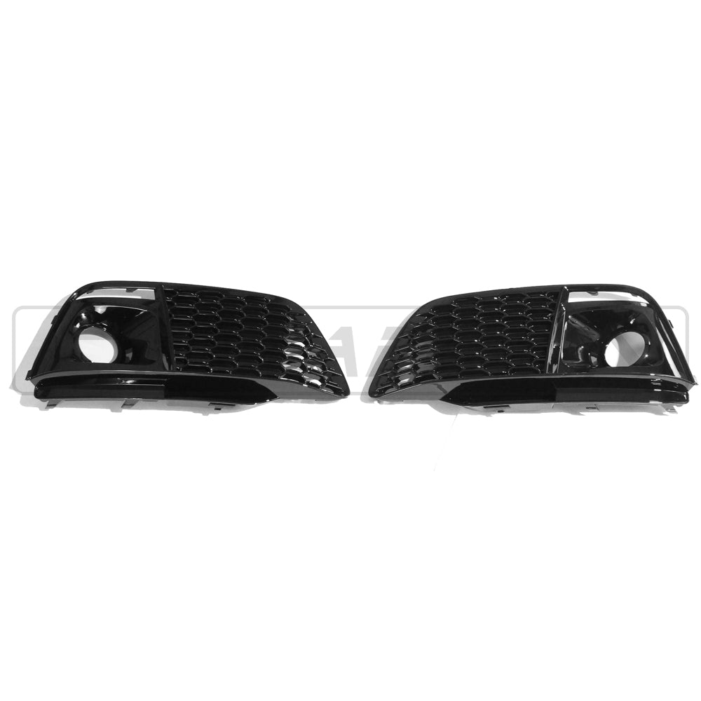 AUDI Q5 SQ5 2016-2020 ALL BLACK FOG LIGHT SURROUND