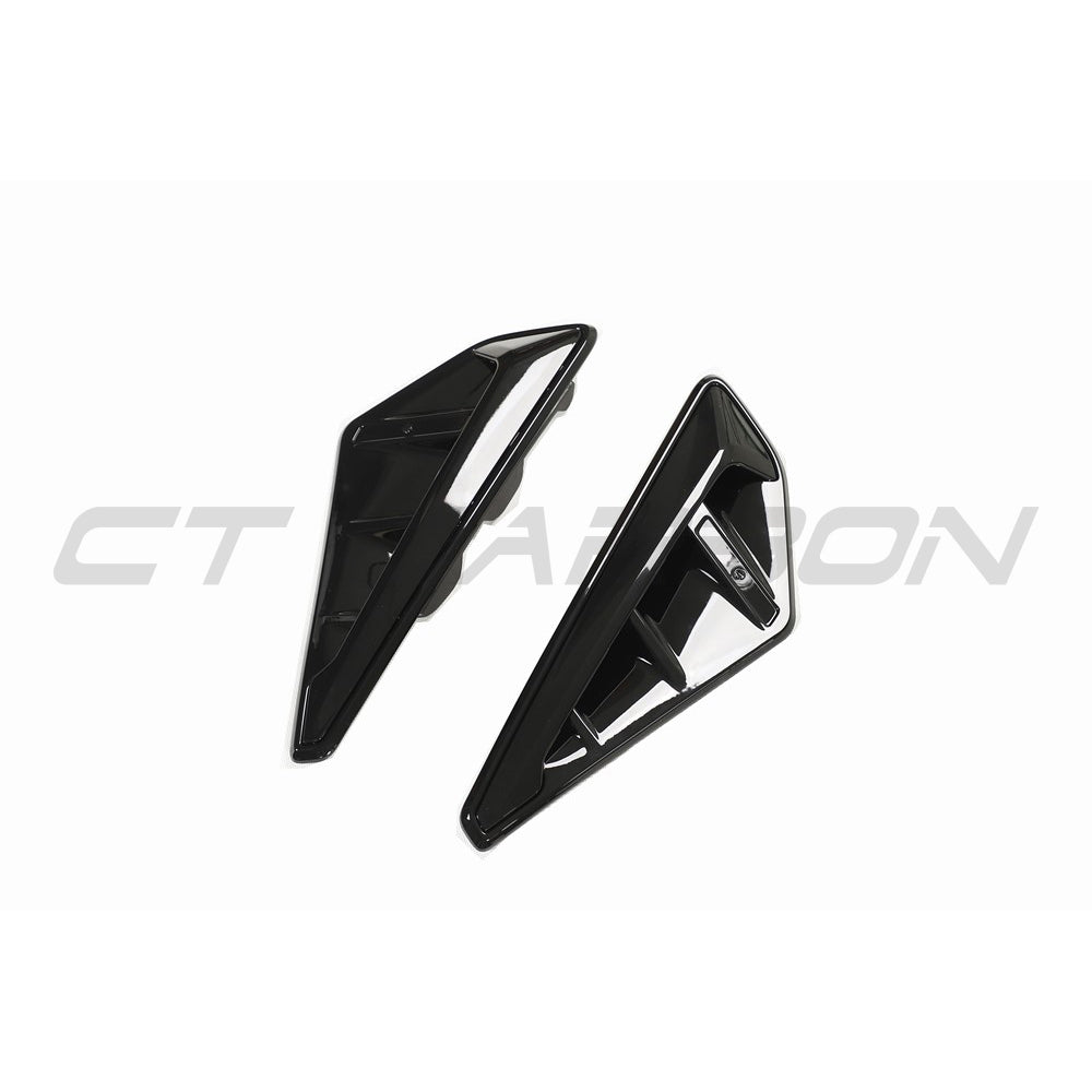 BMW X5 G05 2018+ Gloss Black Fender Trim - Wing Vent Surrounds, Side Vent Covers, Air Breather/Side Gill Grille - Piano Black Dechrome Shadowline Black Pack Upgrade - Blak by CT