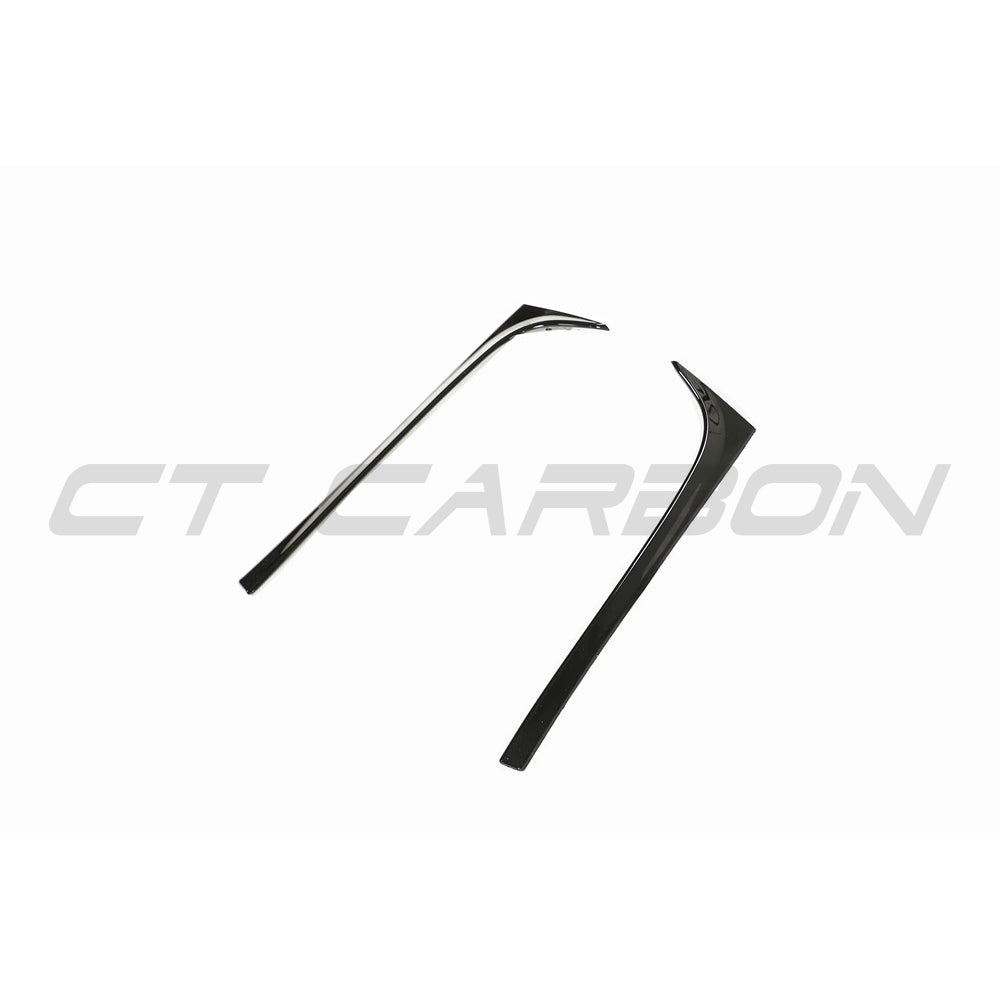 VOLKSWAGEN POLO MK6 GLOSS BLACK REAR WINDOW TRIM