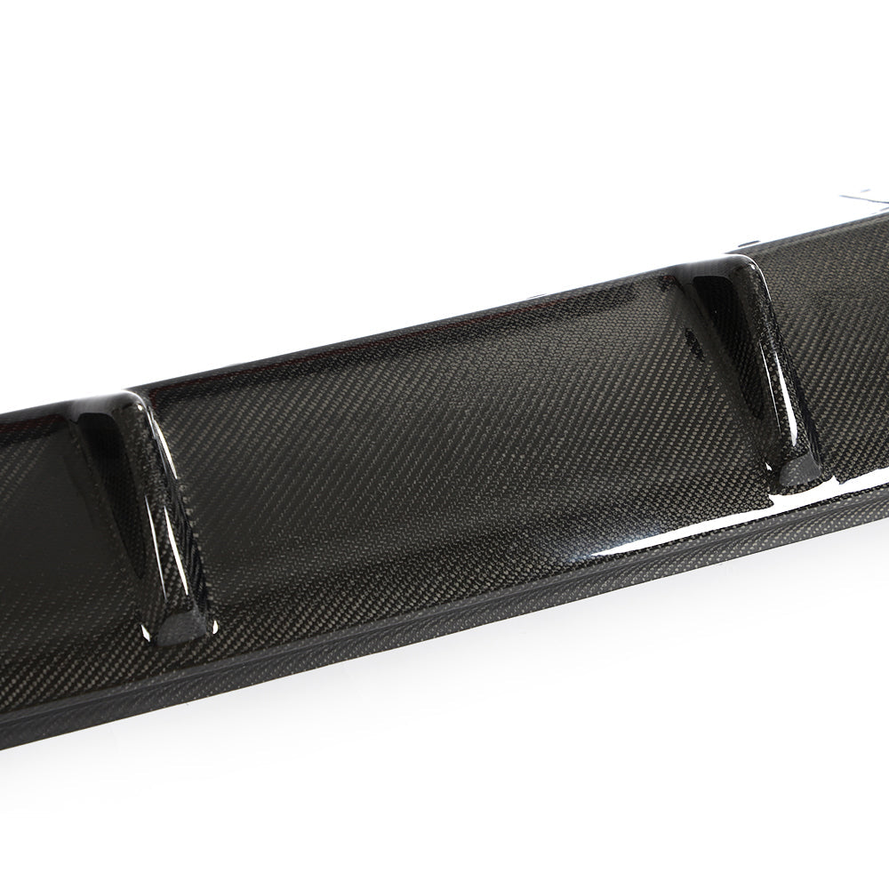 BMW i4 G26 4 Series Gran Coupe Carbon Fibre/Carbon Fiber Performance Rear Diffuser, Valance, Apron & Bumper Lip - CT Carbon Gloss Rear Splitter Lower Trim (2020+)