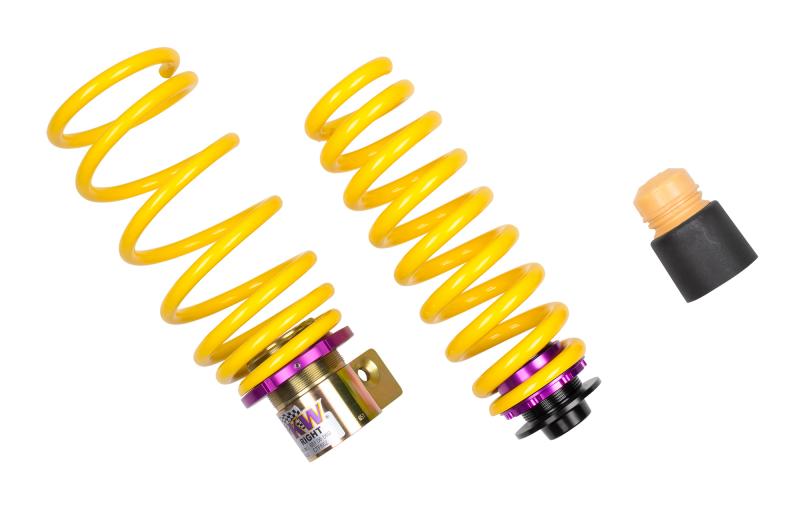 KW HAS Adjustable Lowering Spring Kit for BMW M3 E90 E92 E93 (E9X) & BMW 1M E82 | EDC/Adaptive Damping Compatible Coilover Alternative | Threaded Sleeve Ride Height/Drop Springs | P/N 25320057, 25320063