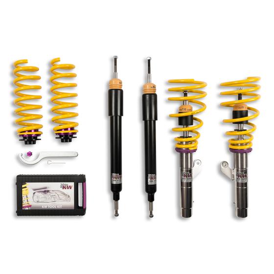 KW Suspension Variant 1 (V1) Coilover Kit for BMW 3 Series E90/E92 (2004-2013) | Height Adjustable inox-line Stainless Steel | Fits 316i-335i & 316d-335d | Part No. 10220032