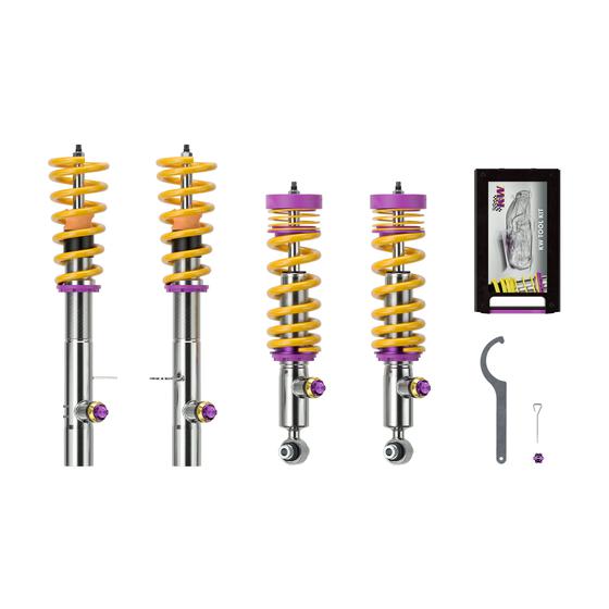 KW Variant 4 (V4) 3-Way Adjustable Coilover Kit for BMW X5M F95 & X6M F96 (G05/G06, Competition) – Includes Electronic Damper Deactivation/EDC Delete – Part No. 3A7200CR