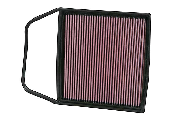 K&N 33-2367 High-Flow Washable & Reusable Performance Panel Air Filter for BMW N54 - 135i (E82), 335i (E90 E91 E92), 1M, Z4 sDrive35i, 535i (E60 E61) - OEM Airbox Drop-In Replacement