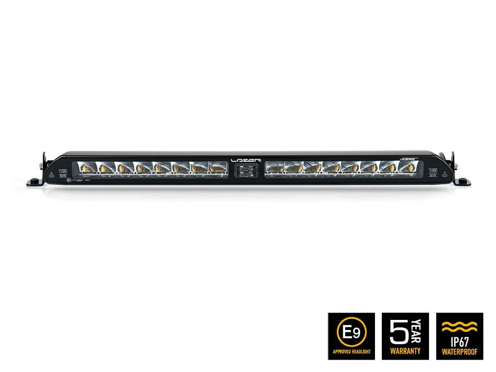 Lazer Lamps Linear-18 Elite i-LBA Slimline LED Driving Light Bar - Intelligent Low Beam Assist, 18,000 lm, Road Legal ECE R112 High Beam, 5000K, IP67, 12/24V, UK Made