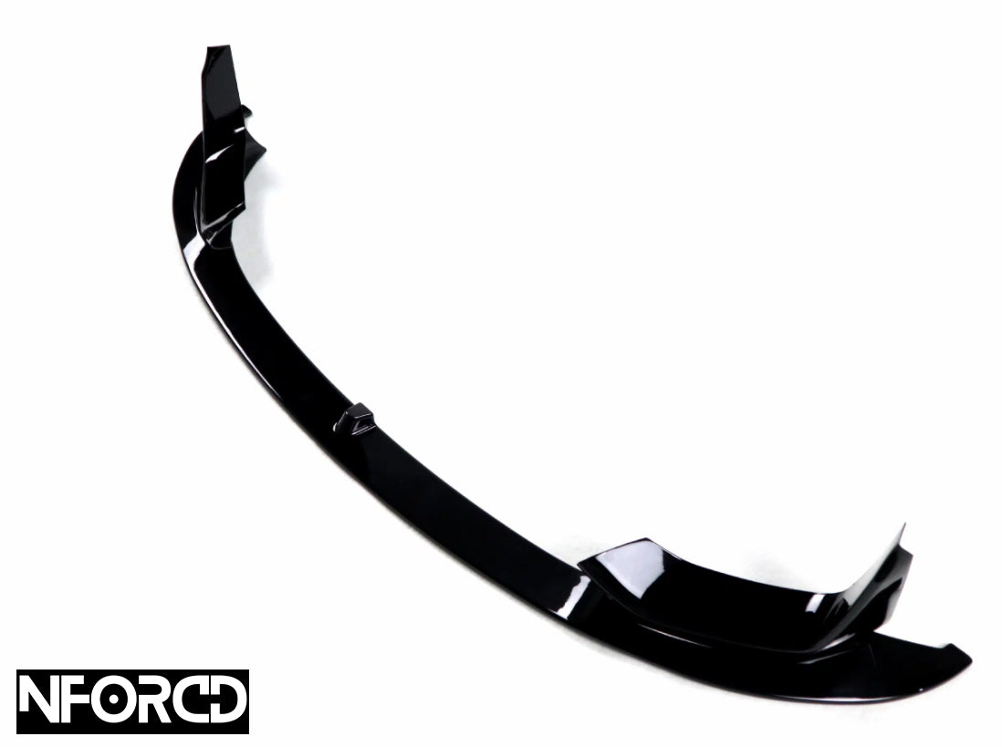 KSB Gloss Black Front Splitter Lip Spoiler for BMW M3 F80 (20142018) & M4 F82 (20142020) | ABS OEM-Style | UK Made | Includes Fittings (F8X)