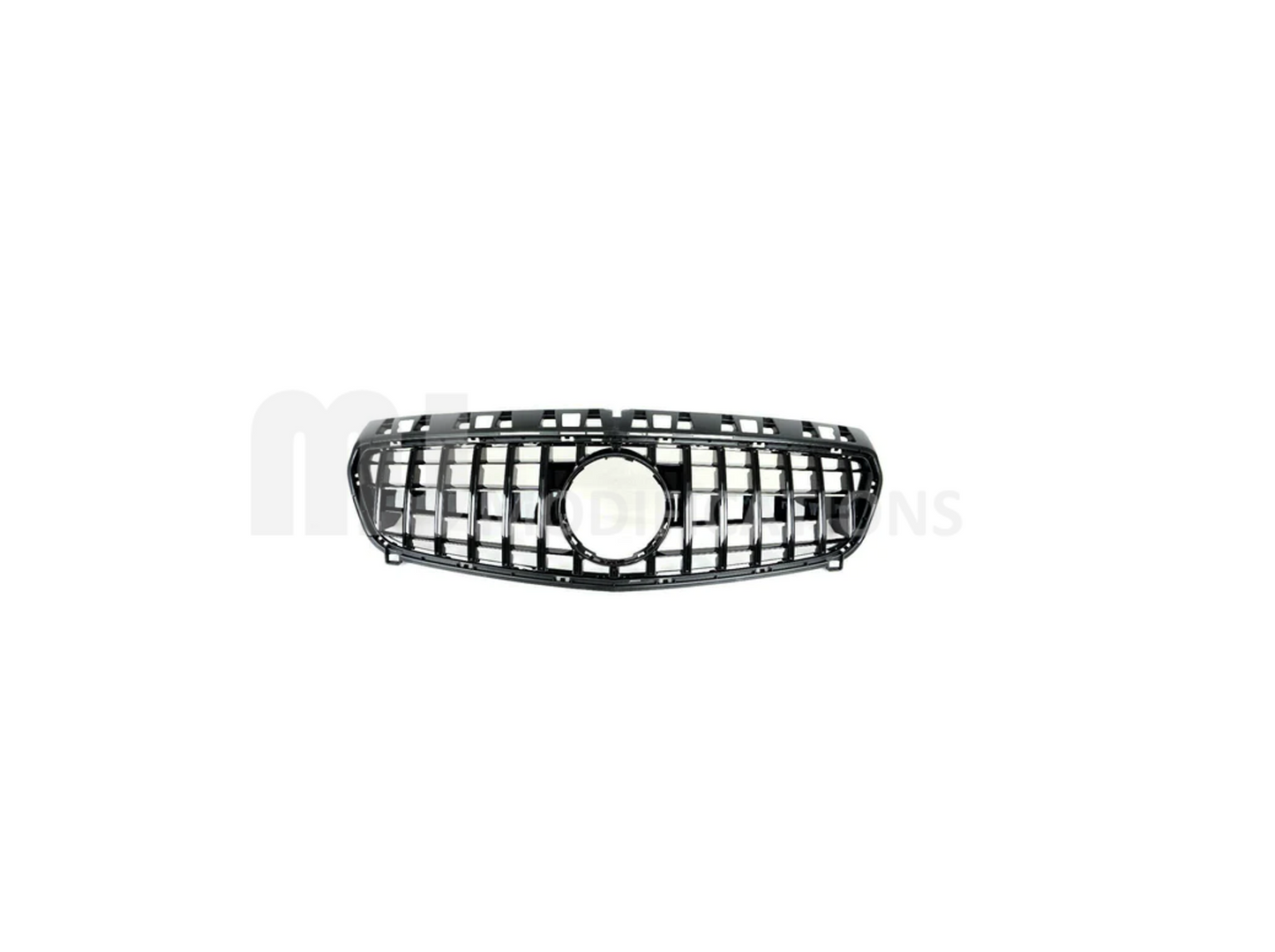 Mercedes W176 A Class GT Style ALL BLACK Grille