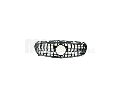 Mercedes W176 A Class GT Style ALL BLACK Grille