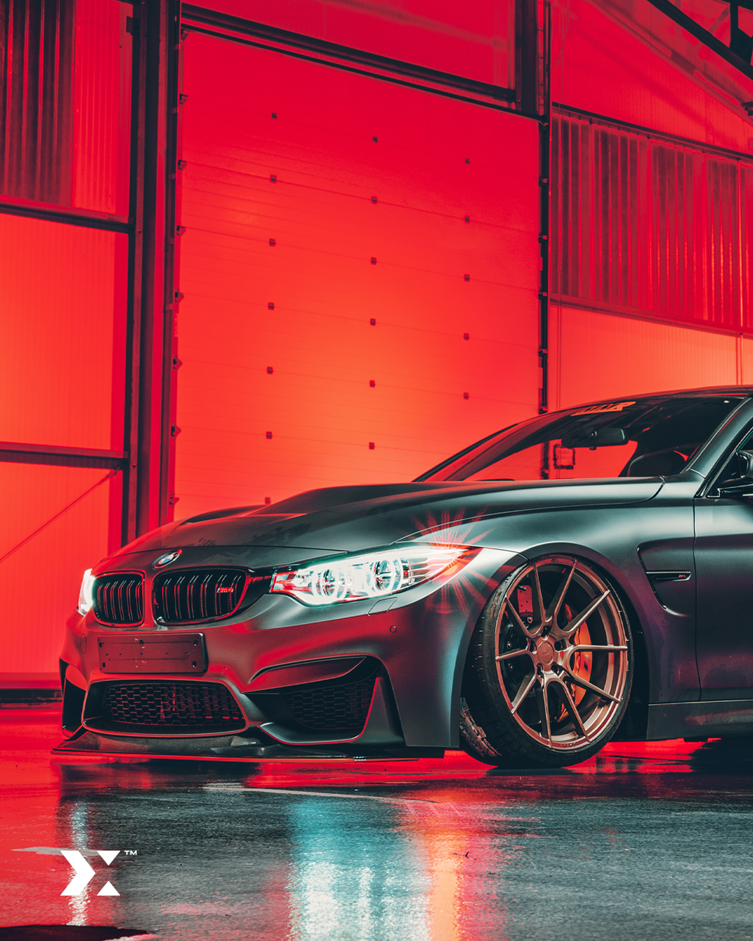 MMX Lowering Springs Kit, Sport Coil Springs for BMW M4 F82 Coupe (incl Competition), EDC/Adaptive M Compatible, Approx 25mm Front 20mm Rear Drop