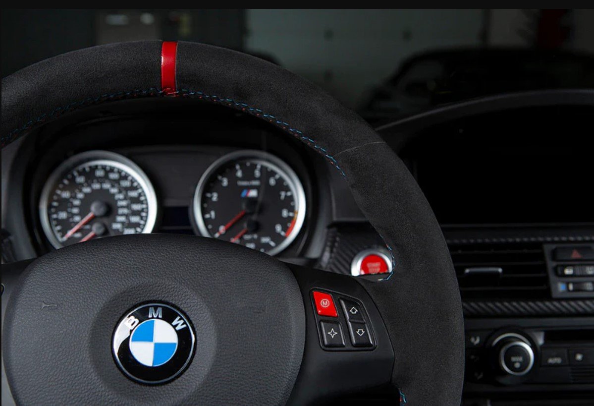 MODE RED M STEERING WHEEL BUTTON FOR BMW 1M E82 M3 E90 E92