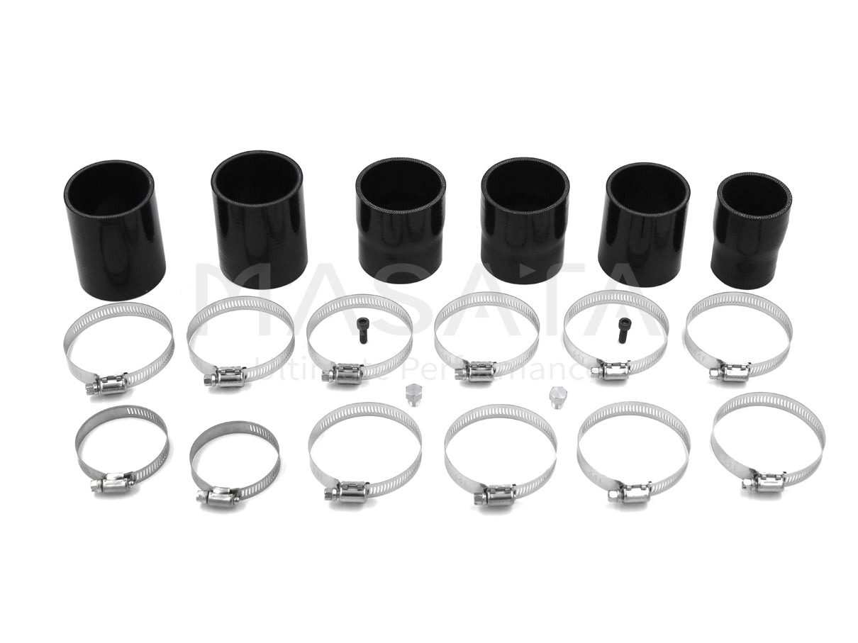 Masata MST0074 Charge & Boost Pipe Kit for VW Volkswagen Tiguan 2.0 TSI 330/380 (MQB) - Aluminium Hard Pipe Upgrade, Turbo Outlet to Intercooler Hot/Cold Side Pipes - OEM Replacement Intercooler Piping, EA888 Gen 3, Stage 1/2