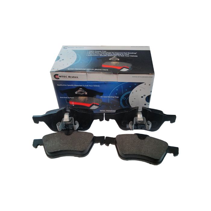 MTEC BMW Rear Brake Pads Set - E60 E61 E63 E64 E82 E90 E92 E93 (1M, M3; 5 Series 530d-550i; 6 Series 630i-650i; 7 Series E65/E66/E67 730d-760i) | ECE R90 | MTECPAD4138