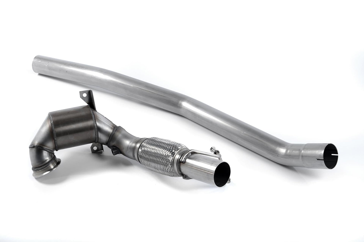 Milltek Sport 3"/76mm Large-Bore Downpipe with 200 CPSI Hi-Flow Sports Cat for Volkswagen Golf GTI Mk7/Mk7.5 (Non-OPF) - Fits Milltek Cat-Back - EC Approved, Stage 2 Ready - Also fits SEAT Leon Cupra 280/290/300 - SSXVW283