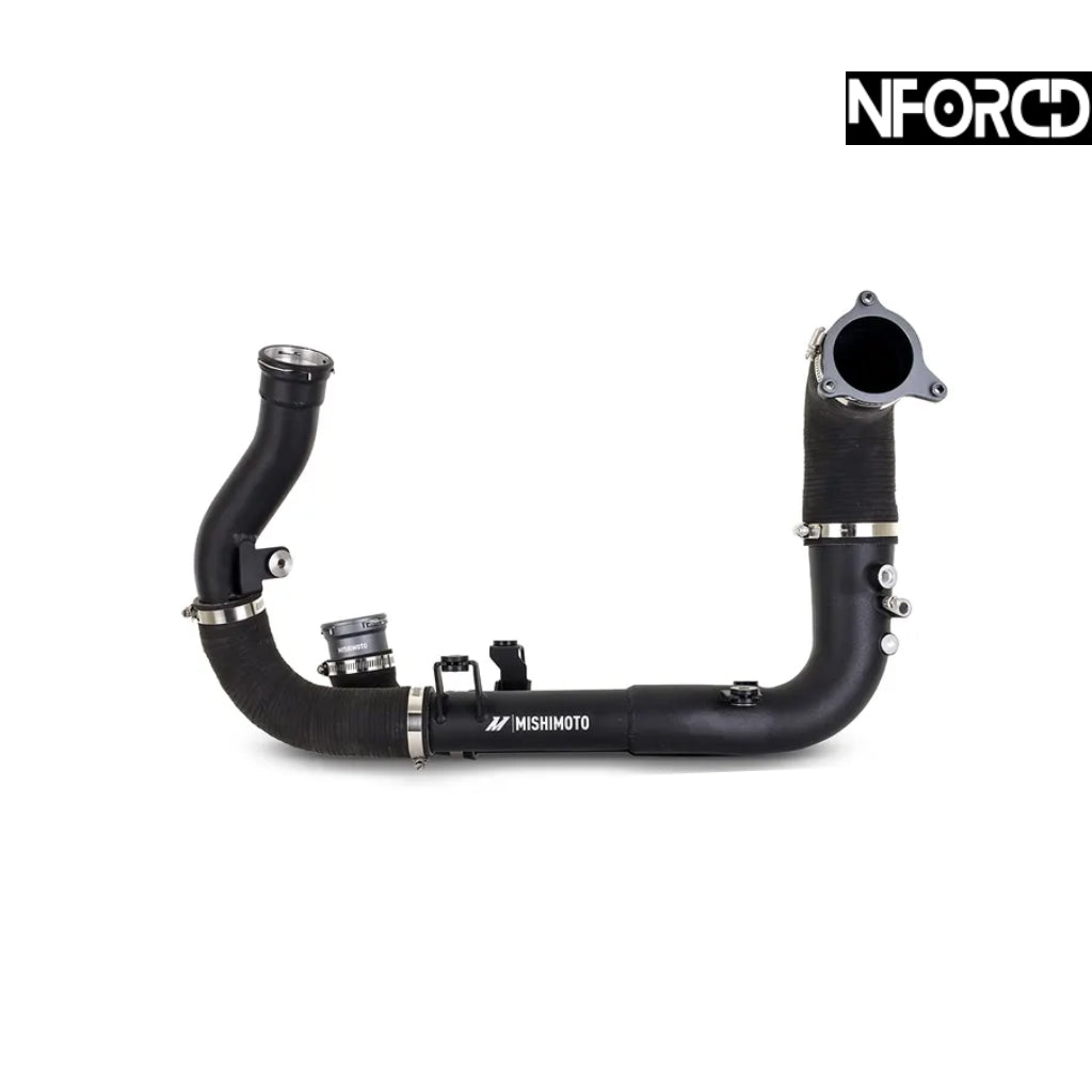 Mishimoto BMW G8X S58 Charge Pipes / Boost Pipes Kit for M2 G87, M3 G80, M4 G82/G83 (2021+) - Intercooler & Turbo Outlet Hard Pipe Upgrade | Cast Aluminium + Reinforced Silicone, High-Flow, Direct Fit, Lifetime Warranty