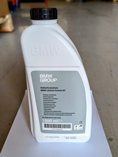 Genuine BMW Coolant/Antifreeze - 87 1500ml 1.5l