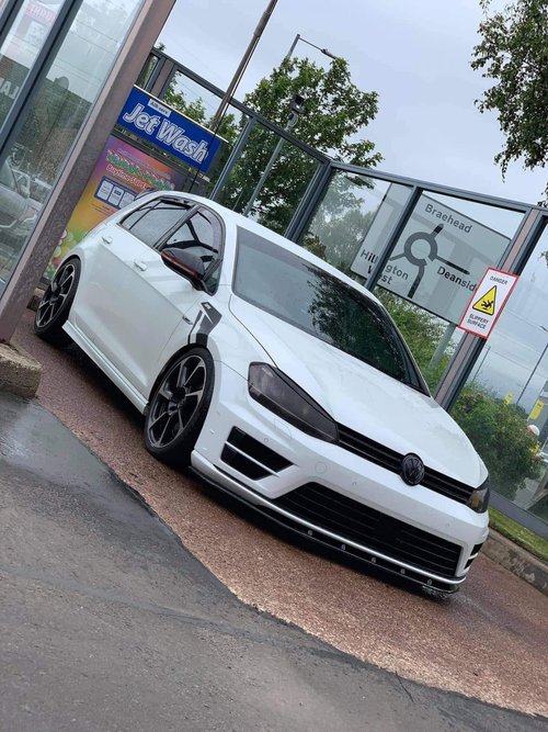 VW GOLF MK7 R Splitter & Side Skirt Extensions (2012 Up)